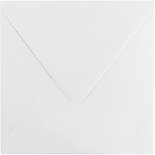 Ideen mit Herz Sobres cuadrados, 17x17cm, blancos, engomados, 100 unidades sobres | 120 g/m² | sobre, sobre para tarjetas de felicitación, invitación, tarjetas de cumpleaños