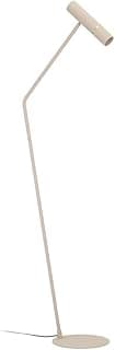 Eglo Caminia Lámpara de pie LED elegante, lámpara de pie con foco ajustable, lámpara de salón de metal en color arena y oro, lámpara de salón con bombilla GU10, color blanco cálido