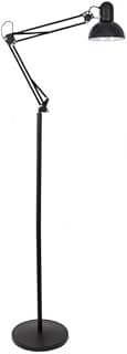Lampara de Pie Articulable RUTILO 1xe27 Negro Mate 180 cm Fabrilamp