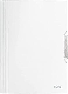 LEITZ 39770004 - Carpeta de gomas STYLE PP con 3 solapas DIN A4 color blanco ártico