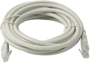 Blendend Cable de conexión CAT6, 5 m, gris, compatible con redes Ethernet, alta velocidad de transmisión, ideal para internet de alta capacidad.