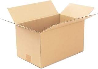 Pack 25 Cajas Cartón Reforzado con medidas 35x22x20 cm y Canal Simple - Fabricadas en España con Cartón Reciclado Resistentes para Envíos, Almacenaje y Mudanzas