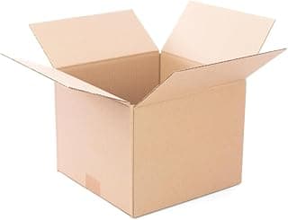 Only Boxes, Pack 25, Cajas de Cartón para Envíos Almacenamiento Paquetería, Canal Simple Reforzado, Dimensiones 25 x 25 x 20 cm