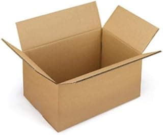10 cajas de cartón 40 x 30 x 30 cm – Embalaje de cartón ondulado para envíos/almacén/mudanzas, caja neutra