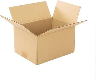 Pack 25 Cajas Cartón Reforzado con medidas 25x20x15 cm y Canal Simple - Fabricadas en España con Cartón Reciclado Resistentes para Envíos, Almacenaje y Mudanzas