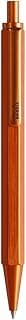 Clairefontaine Rhodia Script – Bolígrafo (aluminio cepillado punta retráctil bolígrafo alta precisión (0,7 mm) naranja