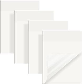 Vicloon Notas Adhesivas Transparentes, 200Pzs Notas Adhesivas, impermeable、Reutilizable Papel Nota de 70 x 95mm, para Oficina Escuela Familia