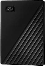 WD 5TB My Passport, HDD portátil, USB 3.0, con software para gestión de dispositivos, copia de seguridad y protección de contraseñas Funciona con PC, Xbox y Playstation, Negro