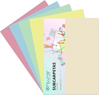 Pack de 50 Subcarpetas Resistentes Tamaño A4 Color Rosa 180g