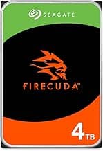 Seagate FireCuda HDD 4TB, Disco Duro Interno, 3.5 pulgadas, CRM, SATA a 6 GB/s, 7200 rpm, 256 MB de caché, Rescue Services (ST4000DXZ05)