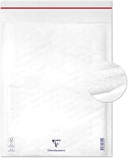 Clairefontaine 7354C - Paquete de 10 sobres acolchados de burbujas blancos de 270 x 360 mm - 90 g/m²