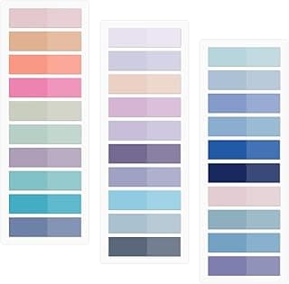 BOUMVID 600 Piezas Marcapaginas Adhesivos, Marcadores Marca Pagina, Indices Sticky Tabs Notes, Pestañas Adhesivas de Colores, para Separador Archivador, Libros