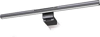 Philips - Lámpara de monitor tipo flexo Philips Edison con 3 escenas de luz blanca 4.5W 3000-5000K y carga USB
