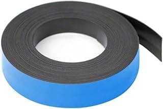 Magflex® Lite Flexible Matt Blue Magnetic Tape para Pizarras, Tableros de Anuncios O Archivadores - 25mm de Ancho - 5 M de Longitud