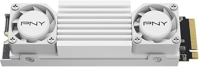 PNY SSD CS3150 2TB M.2 NVMe con Disipador de Calor Blanco - M280CS3150HSW-2TB-RB
