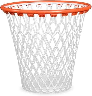 Balvi - Basket Papelera. con diseño Divertido de Canasta de Baloncesto. Color Blanco. Fabricado en pl