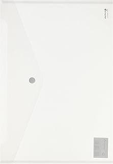 Grafoplas | Sobre Plástico Transparente Cierre Clic | Ecoplás | Tamaño Folio | 33,4x23,5cm | Polipropileno | Perfecto para Documentos Escolares, Domésticos y de Oficina A4 y Folio