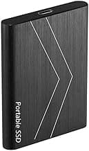 Disco Duro Externo de 2TB, Ultra Delgado y Portátil de 2.5" con Conexión USB, Almacenamiento Compatible con PC, Ordenador Portátil y Computadora (Negro)