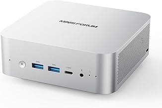 MINISFORUM AI Mini PC Barebone M1 Pro-125H con Procesador Intel Core Ultra 5 de 125H(14C/18T, hasta 4,5 GHz), Mini Ordenador con SSD PCIe4.0, Quad Pantalla con HDMI 2.1/USB4/DP, 5xUSB, WiFi 7