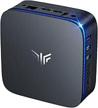 NiPoGi AK1Plus Mini PC W-11,Ιntel Alder Lake-N95(hasta 3.4GHz,15W), 8GB DDR4 256GB SSD Mini Ordenadores, 2xHDMI 2.0,4K@60Hz, WIFI/BT/RJ45-LAN,Mini Computadora para Escuela Educación