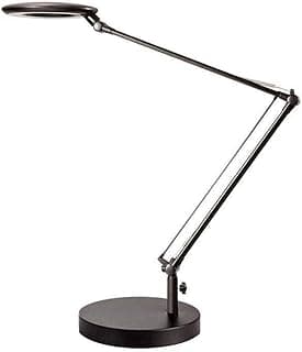 ledbox Flexo Led BRESSLO LUPA articulado, negro, Blanco neutro, regulable