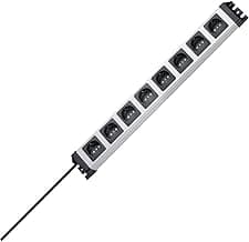Kopp 226920014 Powerversal - Regleta para 8 enchufes (IP 20)