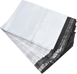 Plástico para envíos, 100 Unidades De Correo Postal Express, Impermeable Opacas Autoadhesivo Sobres (254mm x 330mm / 10'' x 13'')