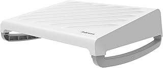 Fellowes Reposapiés Ergonómico - Breyta™ reposapiés ajustable para la oficina y la oficina en casa - 100% reciclable - 5 años de garantía - Blanco