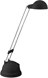 BRILLIANT lamp Katrina LED lámpara de mesa negro | 1x 5.7W LED integrado (SMD), (600lm, 2700K) | Escala A ++ a E | Giratorio con interruptor de palanca/cabezal