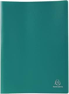 Exacompta 8583E - Carpeta de 80 fundas PVC, A4, color verde