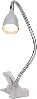 BRILLIANT lamp Anthony LED lámpara de clip titanio | 1x 2.4W LED integrado, (200lm, 3000K) | Escala A ++ a E | Con interruptor de cable