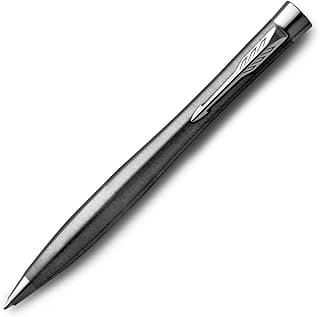 PARKER Urban Twist Bolígrafo | Metro en Metal con Detalles Cromados | Punta Mediana con Tinta Azule | Caja Para Regalo