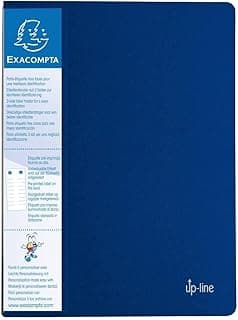 Exacompta 88402E - Carpeta de 40 fundas, A4, color azul