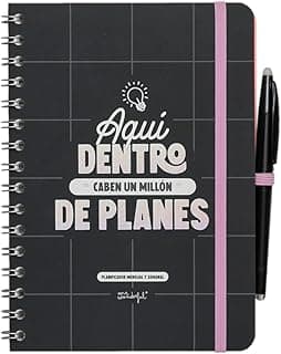 Mr.Wonderful - Planificador con hojas borrables - Aquí dentro caben un millón de planes