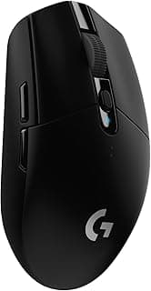 Logitech G305 LIGHTSPEED Ratón Gaming Inalámbrico, Captor HERO 12K, 12,000 DPI, Ultra-ligero, Batería de 250h, 6 Botones Programables, Memoría Integrada, PC/Mac - Negro