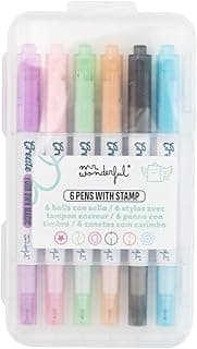 Mr. Wonderful - Set de 6 bolis de colores con sello - Create your own magic
