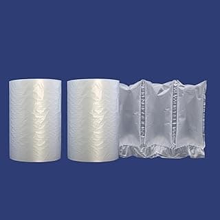 InteChez Rollo de papel de burbujas de calidad (burbujas pequeñas) de aire para envío, envoltura de amortiguación de burbujas, envoltura de burbujas grande (20 cm x 10 cm x 280 Mete+2 volumen)