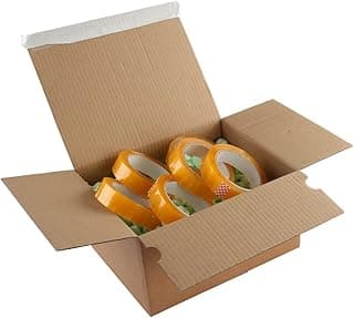 Blake VITA | cajas de carton/cajas postales (26 x 22 x 13cm) | 20 unidades | cajas de envío | resistentes y duraderas | cajas de embalaje | tira autoadhesiva | caja para envios | modelo PEB33