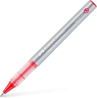 Faber-Castell 348121 - Free Ink Roller 0,7 Rojo. Pack de 12.