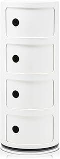 Kartell Componibili Cajonera, Blanco, 32 x 32 x 77 cm, 4 elementos