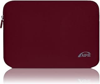AIPIE Funda Portátil 14 13,3 13 Pulgadas Netbooks Caso Anti-rasguños Antigolpes Funda per Laptop Compatible MacBook, Acer, ASUS, DELL, HP, Lenovo Ordenadores Maletín de Bolsa Rojo
