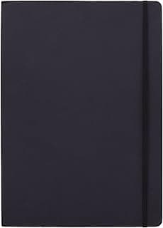 Amazon Basics Cuaderno de bocetos artísticos de tapa dura, tamaño XL, 30 x 22 cm, 48 hojas, negro