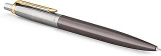 PARKER Bolígrafo Jotter XL | lacado gris con adornos dorados | punta media | estuche de regalo