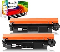 Koala Compatible Cartucho de Tóner Reemplazo para HP 17A CF217A para HP Laserjet Pro MFP M130nw M130 M130fw M130a M102a M130nw Impresoras (Negro, Pack de 2)