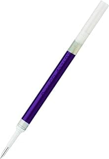 Pentel LR7-V Cartucho de Tinta de Gel de Recambio (Punta de Metal, 0.7 mm), Morado, Paquete de 12