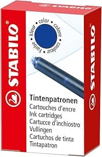 Recargas para plumas estilográficas STABILO - Caja con 6 unidades