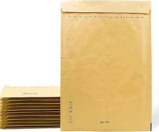 Sobres Acolchados, Sobres de Burbujas, Sobres Acolchados de Burbujas Kraft con Cierre Autoadhesivo, Bolsas para Envíos de Ropa, Sobres Acolchados Kraft - SIDI (300x420mm, 10 uds)
