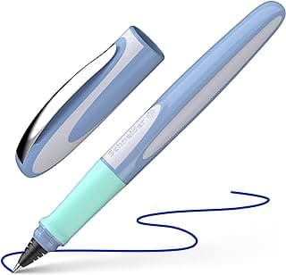 Schneider 187812 Ray - Bolígrafo roller (recargable con cartuchos de tinta estándar, apto para diestros y zurdos)