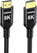 Etseinri 8K Cable HDMI 10 Metros, 8K 4K 30Hz HDMI Cable Alta Velocidad eARC Blindado HDR10+ HDCP 2.2 2.3 Ethernet D-olby Atmos Vision Cabo HDMI TV PC Monitor Proyector PS5 X-box