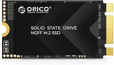 ORICO 128GB M.2 2242 SATA SSD, TLC NAND Flash, hasta 460MB/s de Lectura y 420MB/s de Escritura M2 SSD, Compatible con Portátiles Ultrafinos y Mini PC - Y20M-2242